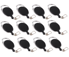 12 x Retractable Keyring Key
