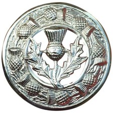 Kilt Fly Plaid Brooch