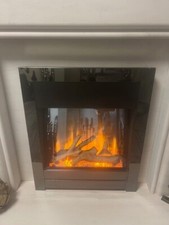 Flamerite Ennio 3 Electric Fire with Gunmetal Trim RRP £745