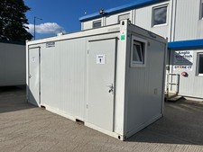 Portable Shower Block Unit 16' x 8' - 2 Ladies and 2 Gents showers with sink