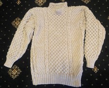 ARAN HAND KNITTED JUMPERS