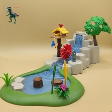 Playmobil diorama waterfall