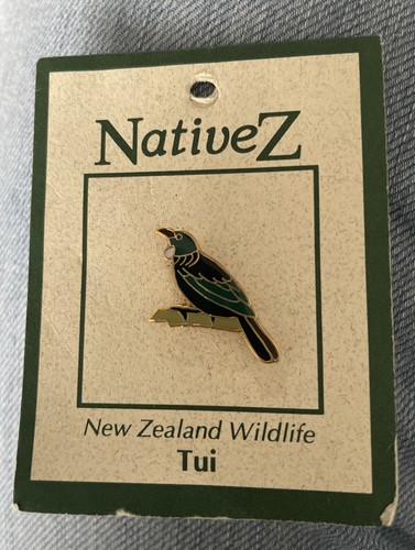 New zealand wildlife tui pin - zealand,