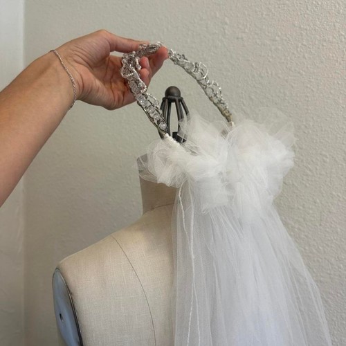 Vintage crystal white pearl - vintage,