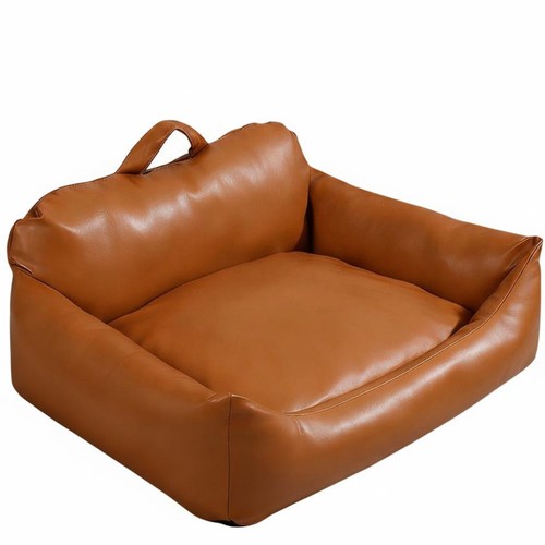 Faux leather dog - faux,
