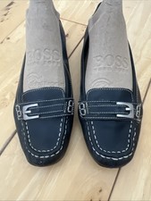 Foot Glove Ladies Low Flat Leather Shoes Size 7
