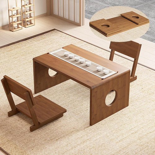 Foldable japanese floor table - japanese,