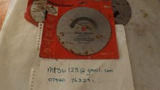 Black and Decker Cross Cut Hard Chrome Saw blades 184mm dia/15.9 mm bore.3 Off