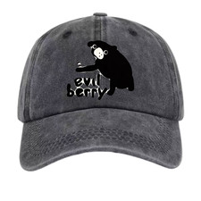 "Evil Berry" Cute Black Bear