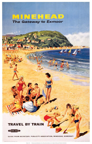 Vintage minehead art - art, print