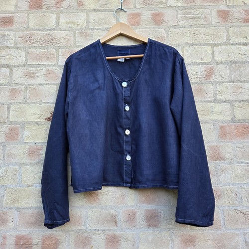 Flax linen jacket - flax,