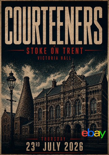 Courteeners stoke july - stoke, 2026