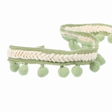 5 Yards Pom Pom Ribbon, Fabric