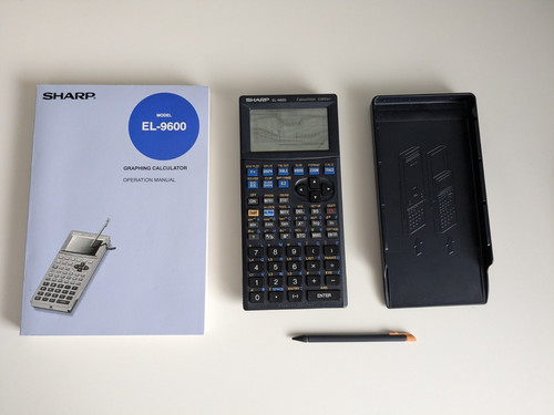 Sharp 9600 graphing - sharp, el-9600