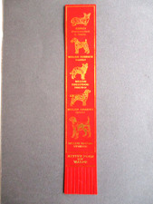 Leather BOOKMARK Native Dogs