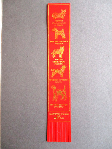 Leather bookmark native dogs - bookmark,