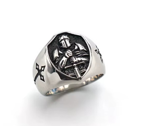 Men warrior signet - men's, ring