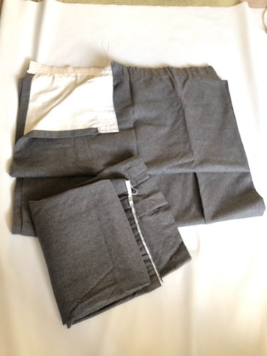 Pencil pleat lined curtains - pleat,