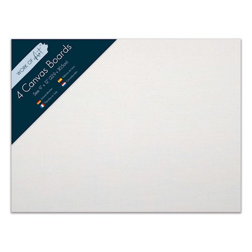 Canvas boards pack - 9", 12"