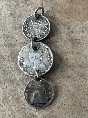 Silver victorian coins - silver,