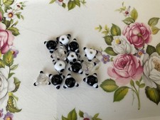 13 Vintage Lampwork Black