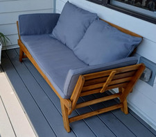 Wooden Garden Sofa Bed Outdoor