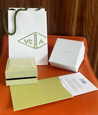 2 set of Van Cleef Necklaces Valvet Box, Bag With Card (Full Set) NEW