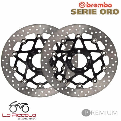 Front brake discs brembo - brembo, gold