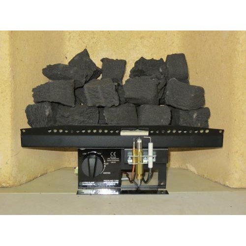 Lpg gas fire - gas, tray
