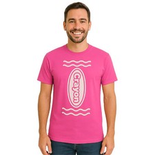 MENS PINK CRAYON T-SHIRT