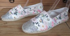 ? CATH KIDSTON MULTI COLOUR FLORAL PRINT SLIP ON ESPADRILLE STYLE SHOES UK 7 ?