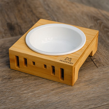 Raised Ceramic Cat Bowl –