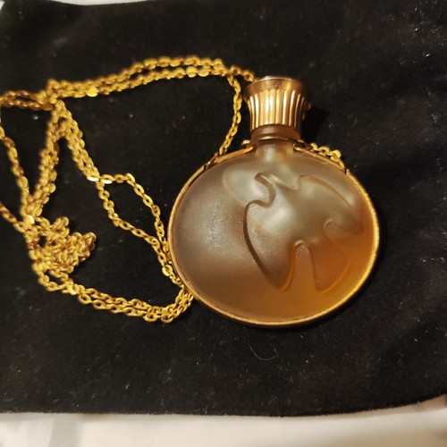 Pendant lalique perfume - perfume, flask