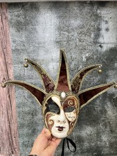 Venetian Jester Mask Hand