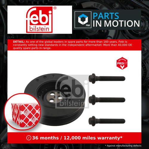 Crankshaft pulley fits - crankshaft,