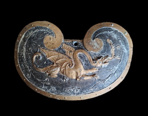 Unusual old metal plaque - unusual,