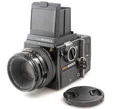 Bronica SQ-A 6x6 120 Camera w/ 80mm f/2.8 Zenzanon-PS Lens & Waist Level Finder