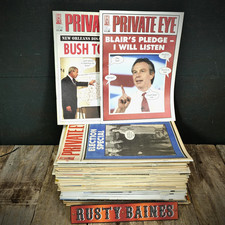 Bundle/Job-Lot of Private Eye Satire Political Comic Magazines x60