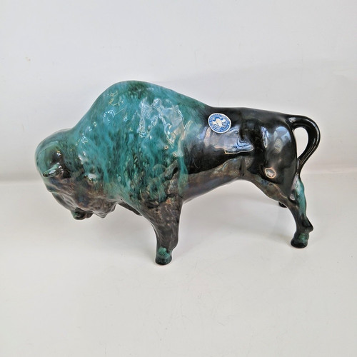 Blue mountain pottery bison - pottery,