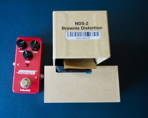 Nux brownie distortion pedal - nux,