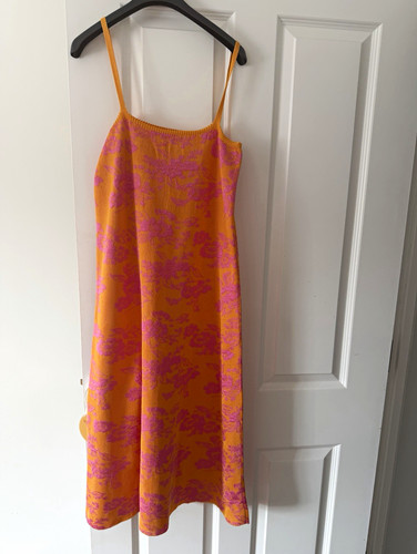 Zara orange pink abstract - orange,