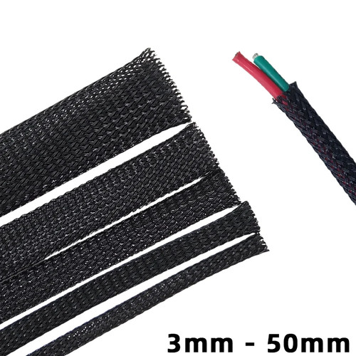 Braided cable sleeve 40mm - cable,