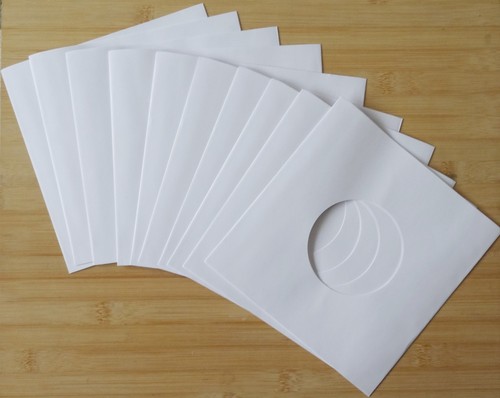 45rpm record sleeves x - 7'',