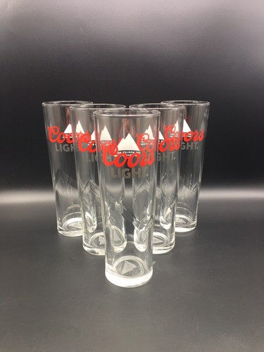 Coors light pint glasses - pint, 5