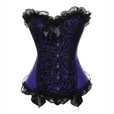 Women Purple Corset Bustier
