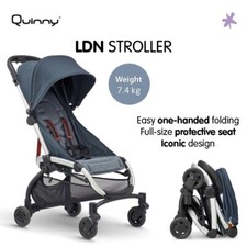 ⭐️ QUINNY LDN Graphite Lightweight City Holiday Stroller Pushchair BIRTH+ NEW