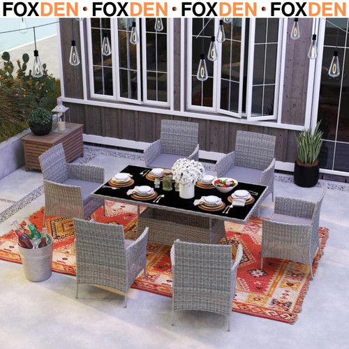 Piece rattan garden - 7,
