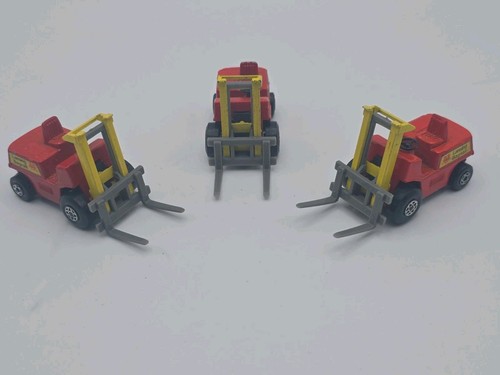Matchbox forklift x3 - forklift,