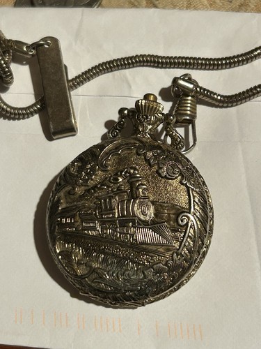 Railroad pocket watch chain - pocket, +