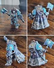 Grey Knights Chaplain In Terminator Armour. Professionally painted